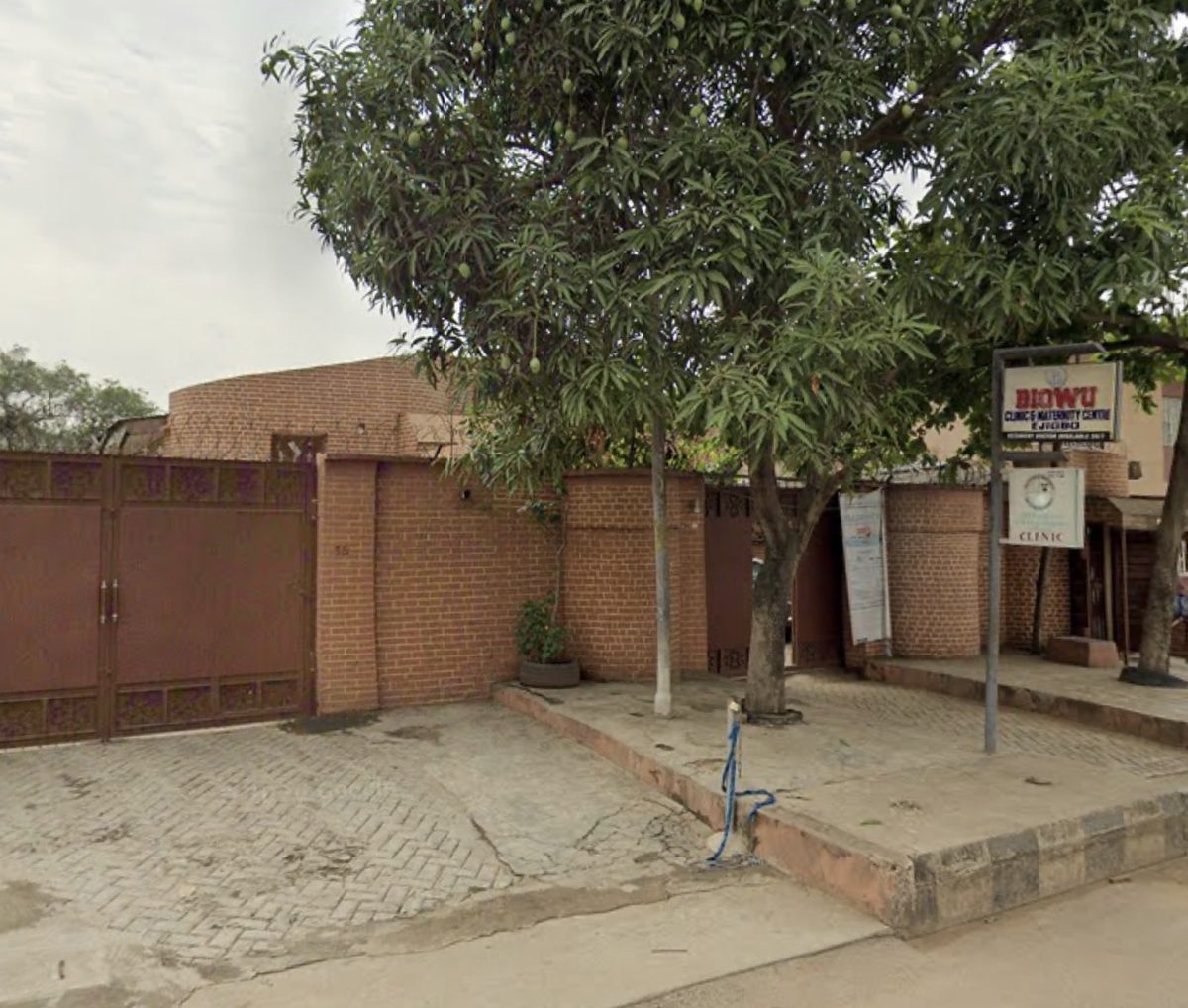 Biowu Hospital Limited entrance in Ejigbo, Lagos State